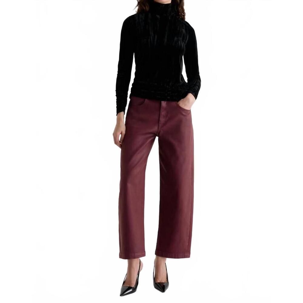 NEW AG JEANS hattie winery pants in red